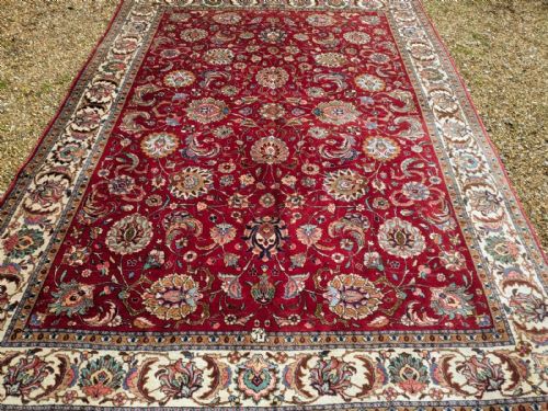 LARGE QUALITY TABRIZ CARPET - ADDITIONAL PHOTO 2