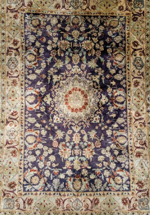 BEAUTIFUL CHINESE SILK RUG CARPET - ADDITIONAL PHOTO 2