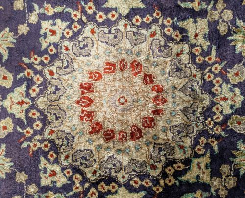 BEAUTIFUL CHINESE SILK RUG CARPET - ADDITIONAL PHOTO 3
