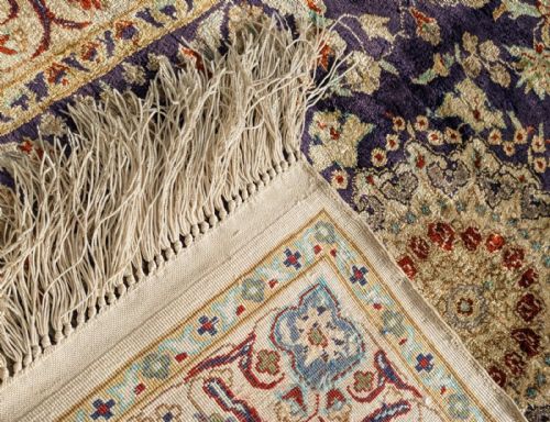 BEAUTIFUL CHINESE SILK RUG CARPET - ADDITIONAL PHOTO 5