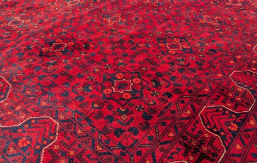 GOOD QUALITY HAND WOVEN AFGHAN WOOL CARPET 318 X 206 - ADDITIONAL PHOTO 3