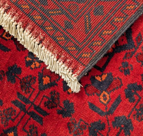 GOOD QUALITY HAND WOVEN AFGHAN WOOL CARPET 318 X 206 - ADDITIONAL PHOTO 4