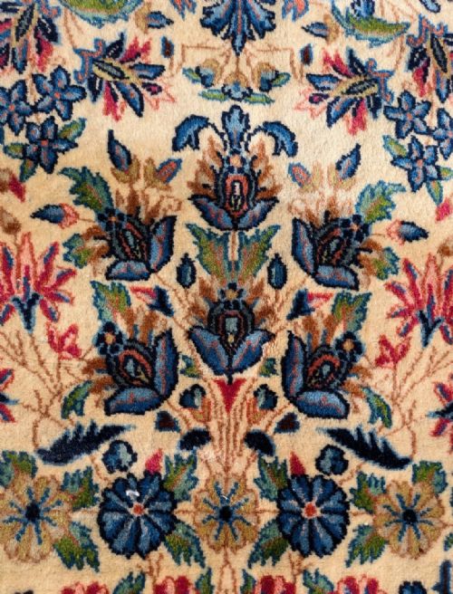 GOOD ANTIQUE KIRMAN CARPET ROOM SIZE 490 CMS BY 338 CMS - ADDITIONAL PHOTO 1
