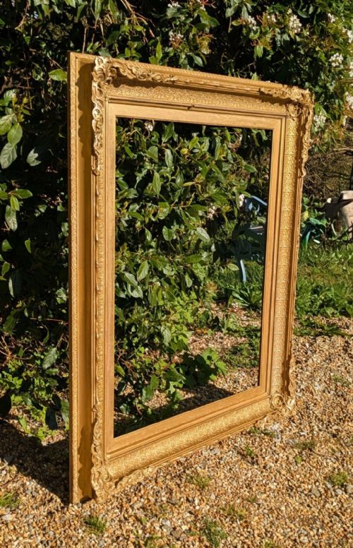 Good Large Victorian Gilt & Gesso Frame