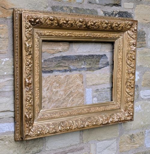Ornate Victorian Gilt & Gesso Frame