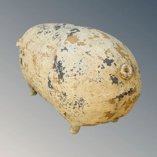 VINTAGE FOLK ART BUTCHER'S ADVERTISING PIG GLOUCESTER OLD SPOT - ADDITIONAL PHOTO 3