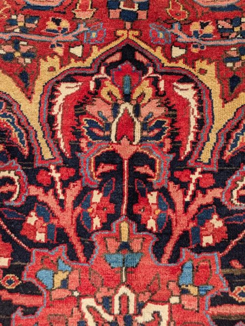 ANTIQUE AHAR HERIZ CARPET - ADDITIONAL PHOTO 4