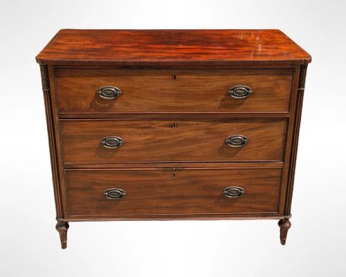 ELEGANT MAHOGANY CHEST OF DRAWERS GEORGE III - ADDITIONAL PHOTO 7