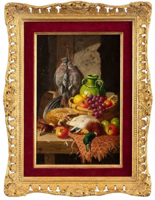 Oil Painting Still Life Charles Thomas Bale