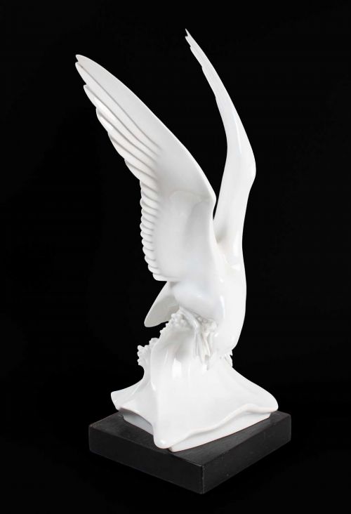 Meissen White Porcelain Seagull
