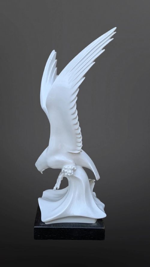 Meissen White Porcelain Seagull View III