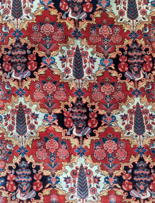 BEAUTIFUL ANTIQUE BAKHTIARI CARPET - ADDITIONAL PHOTO 7