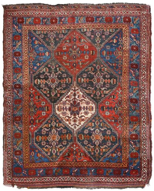 ANTIQUE AFSHAR CARPET