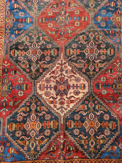 ANTIQUE AFSHAR CARPET - ADDITIONAL PHOTO 5