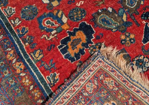 ANTIQUE HERIZ RUG - ADDITIONAL PHOTO 3