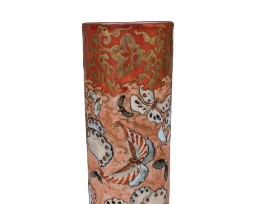 GOOD LARGE ANTIQUE JAPANESE KUTANI VASE - ADDITIONAL PHOTO 7