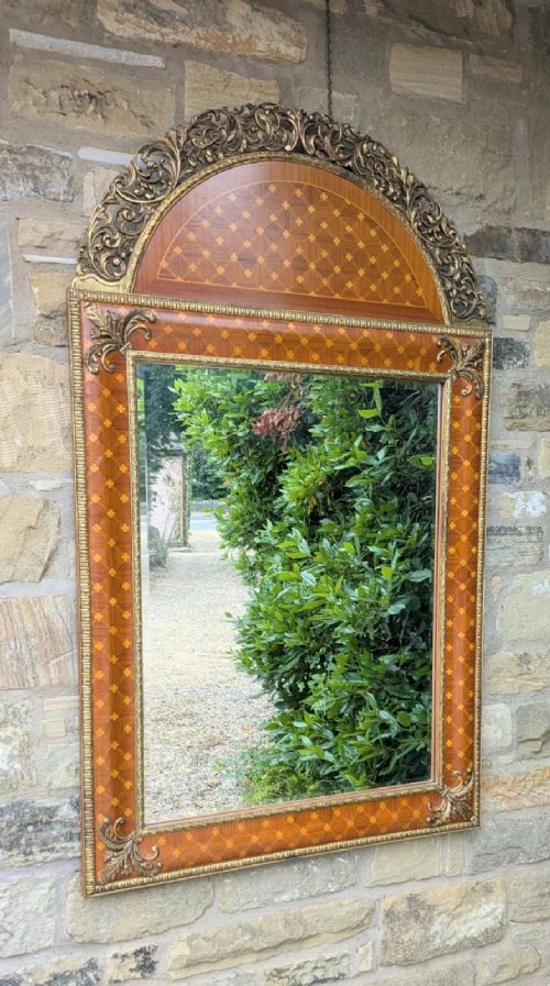 ELEGANT REGENCY REVIVAL FRENCH WALL MIRROR OF GOOD SCALE - ADDITIONAL PHOTO 1