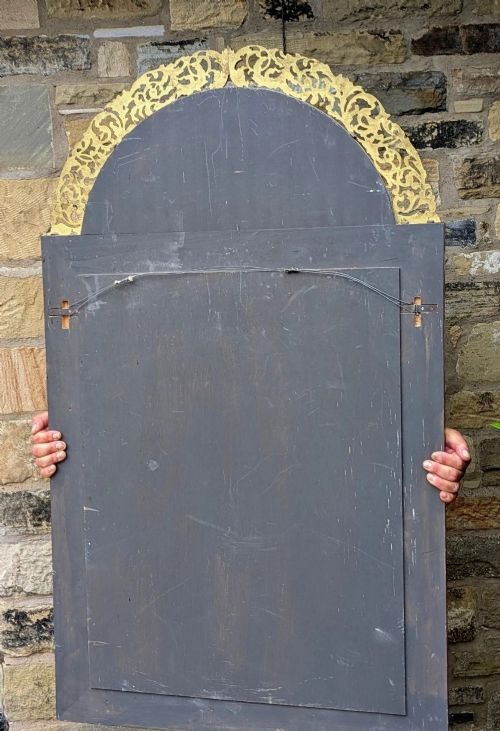 ELEGANT REGENCY REVIVAL FRENCH WALL MIRROR OF GOOD SCALE - ADDITIONAL PHOTO 8
