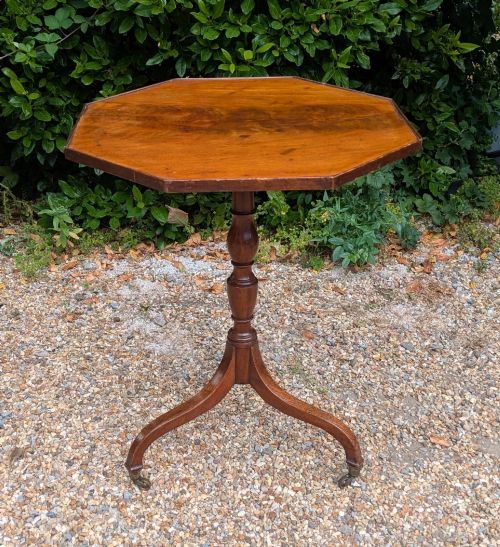 REGENCY MAHOGANY TABLE WITH TILT TOP ACTION - ADDITIONAL PHOTO 2