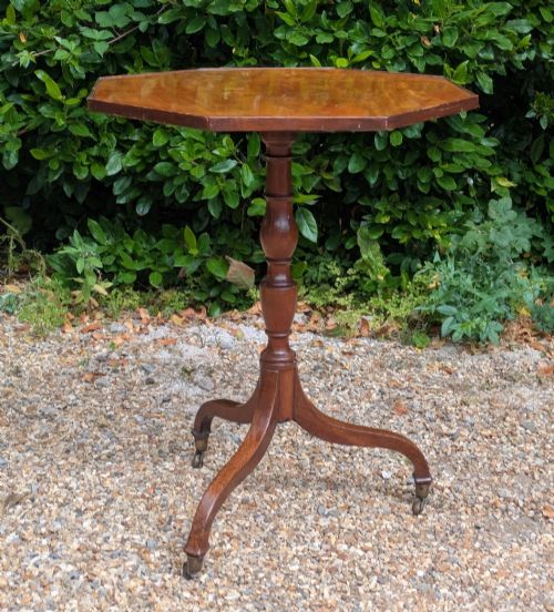 REGENCY MAHOGANY TABLE WITH TILT TOP ACTION - ADDITIONAL PHOTO 4