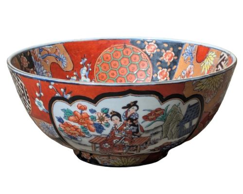 Japanese Imari Porcelain Bowl Showa Period