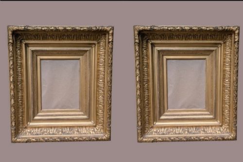 Outstanding Pair of Deep Victorian Gilt Frames