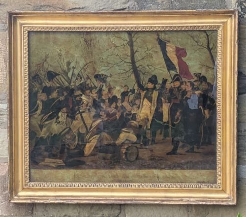 19th Century Crystoleum Napoleon’s Return from Elba