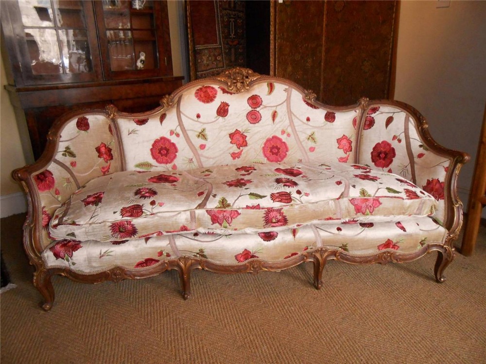 Early 20th Century Large French Sofa