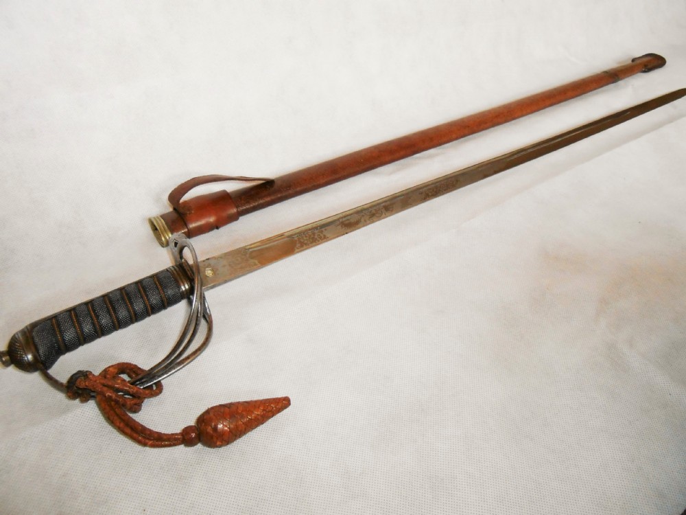 Military Cross Recipient's Sword, WWI Artillery Officer