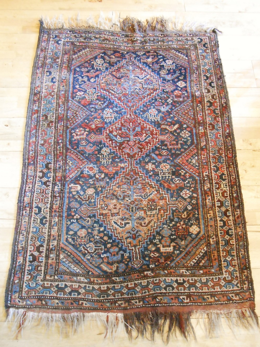 Antique Persian Qashqai Rug