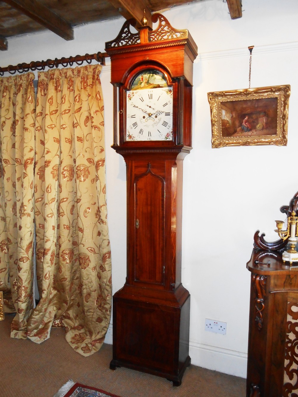 Georgian Longcase Clock, 8 Day Movement, South Shields, c.1790