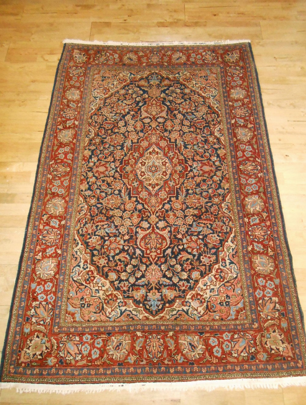 Antique Kashan Rug, Central Persia