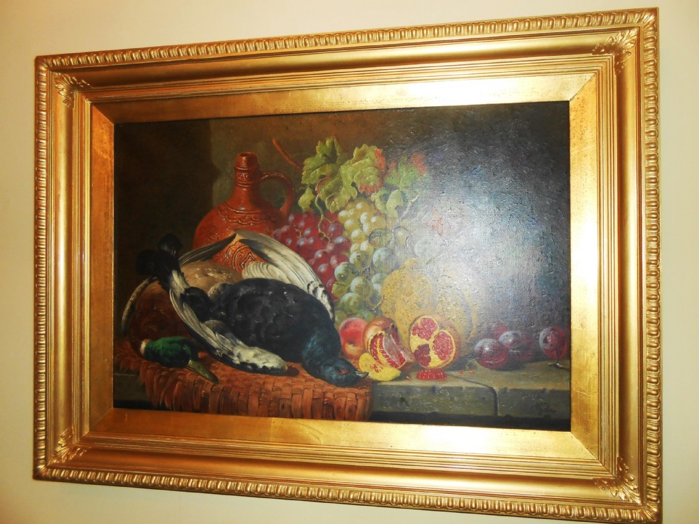 Charles Thomas Bale, Still Life of Fruit and Game, c.1870