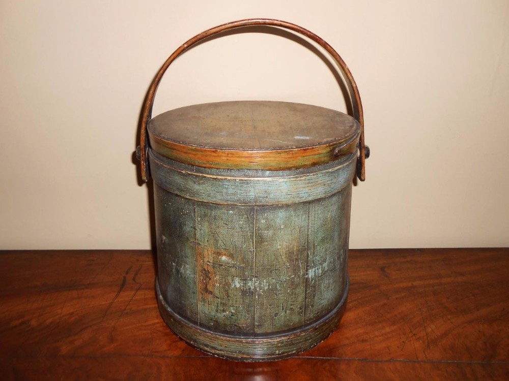 19th Century American Hoodware Wooden Sugar Box