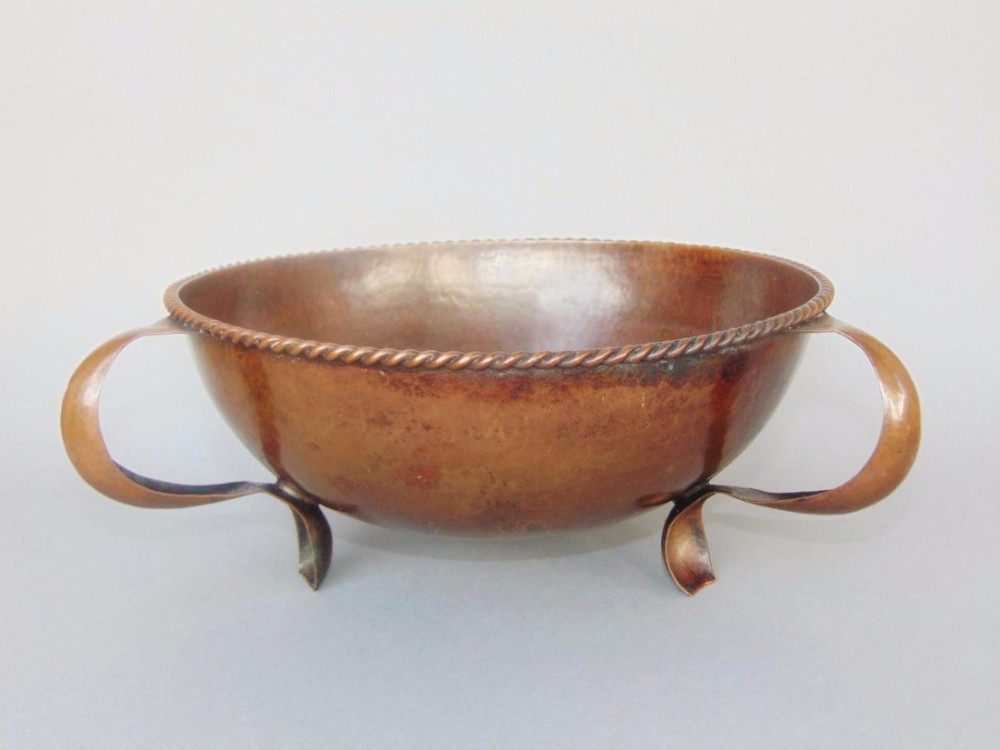 Arts & Crafts Copper Bowl