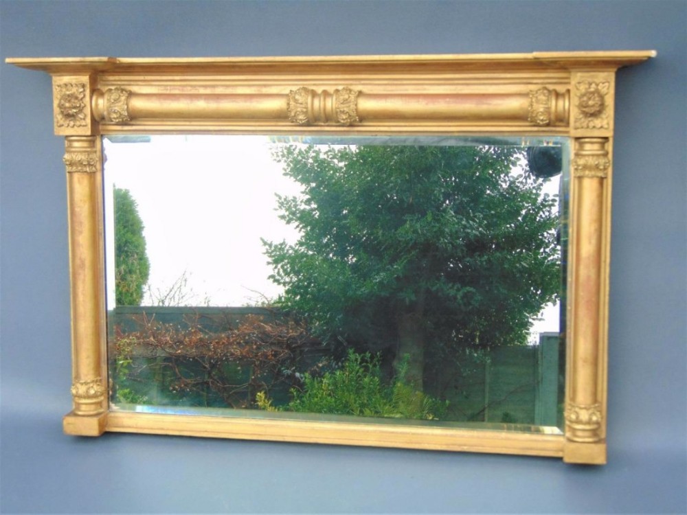 Regency Gilt Overmantel Mirror