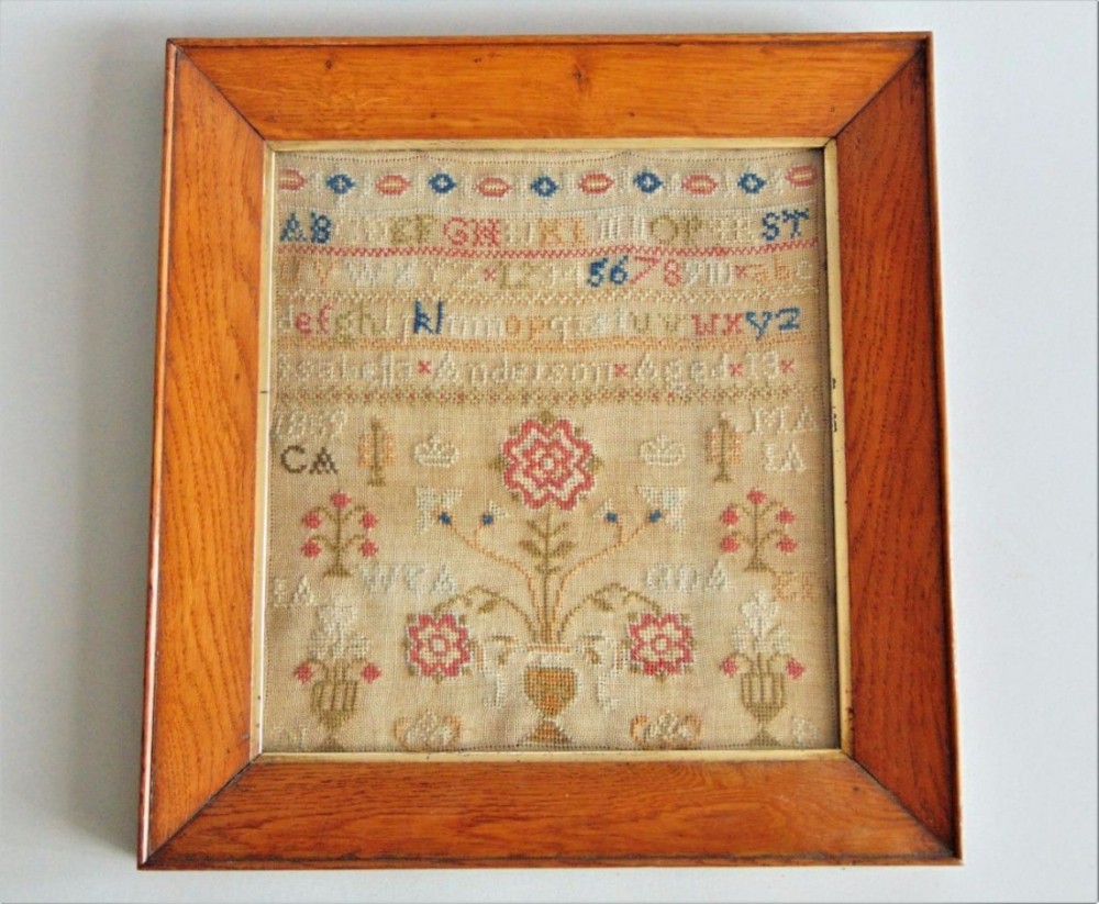 Early 19th Century Sampler Isabella Anderson Aged 13