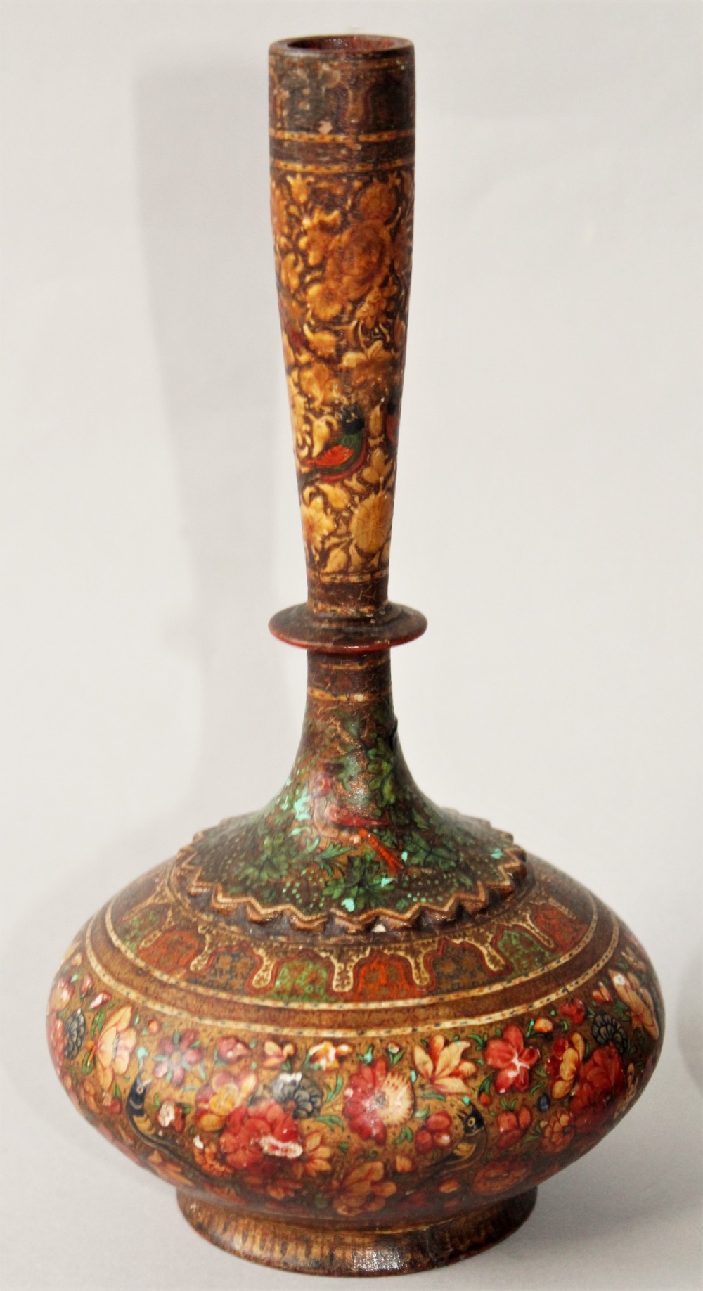 Pair Indian Kashmir Vases 19th century View IV