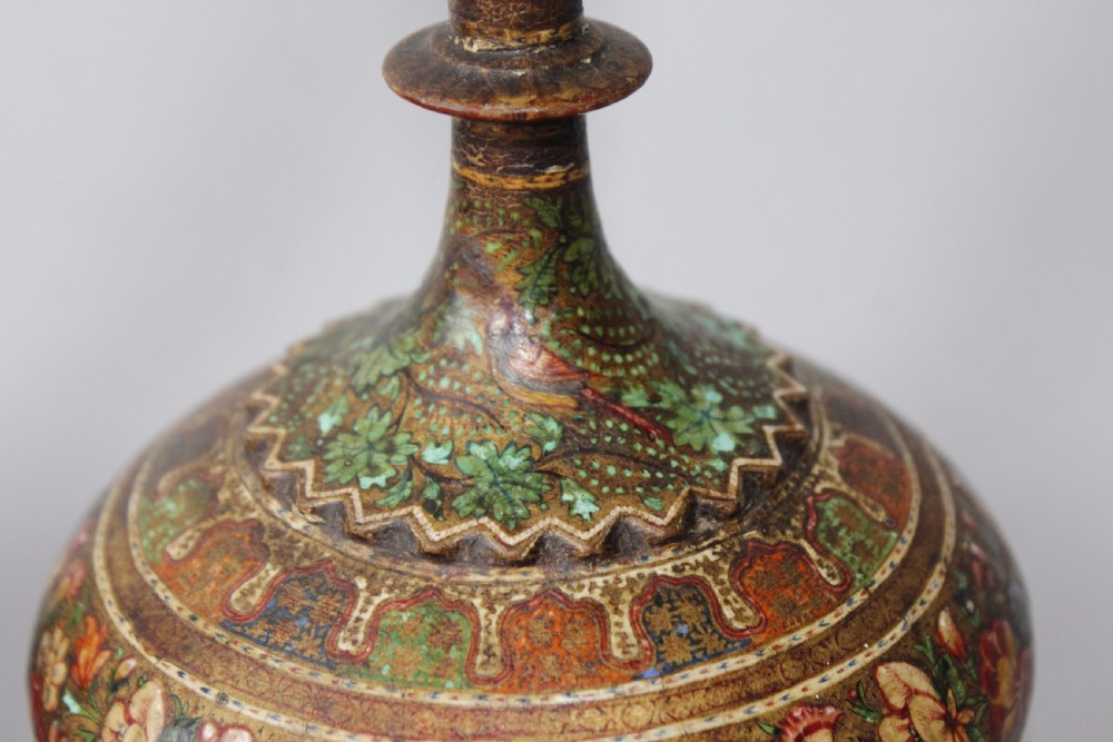 Pair Indian Kashmir Vases 19th century View VI