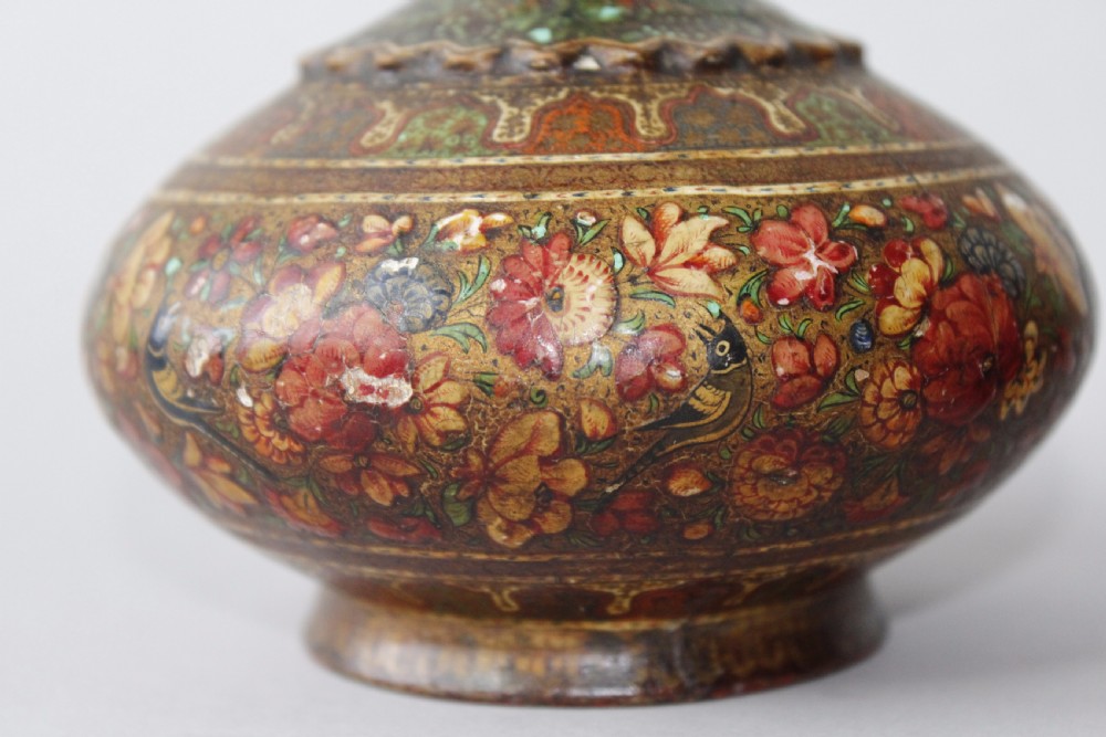 Pair Indian Kashmir Vases 19th century View VII