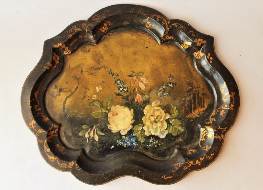 Victorian Toleware Tray