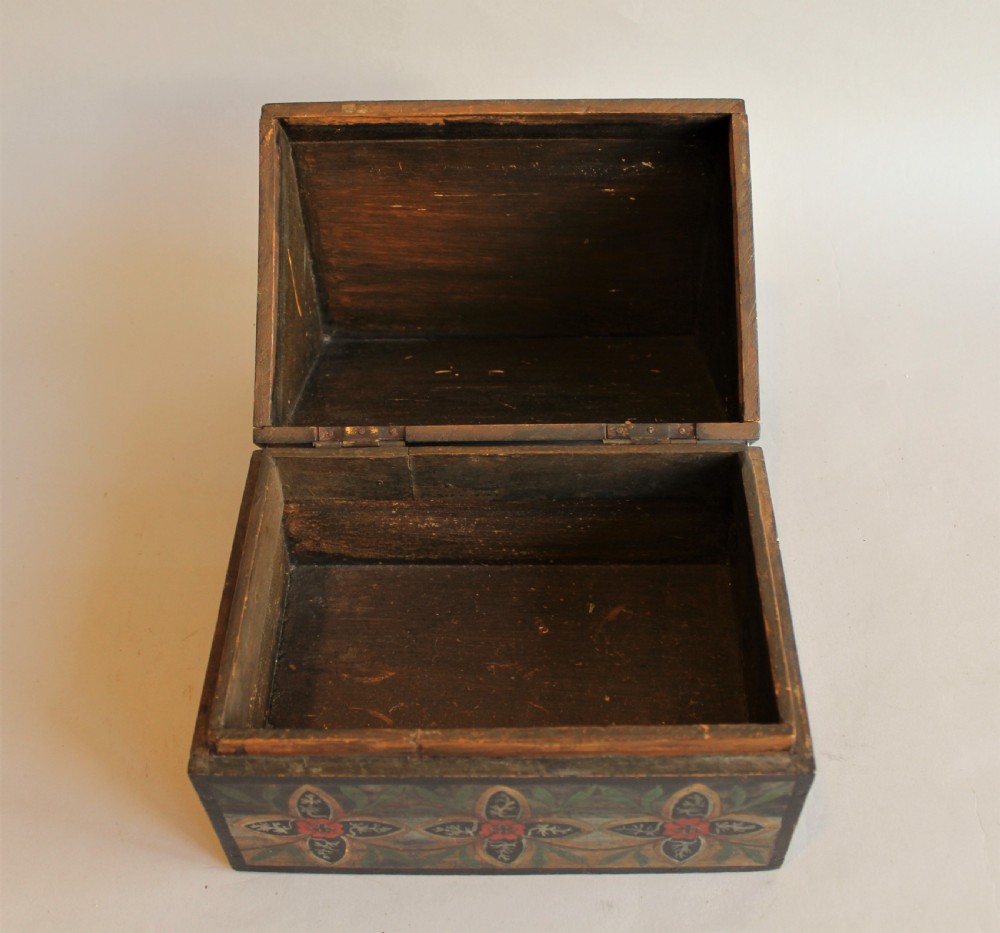 Painted Box Folk Art View VI