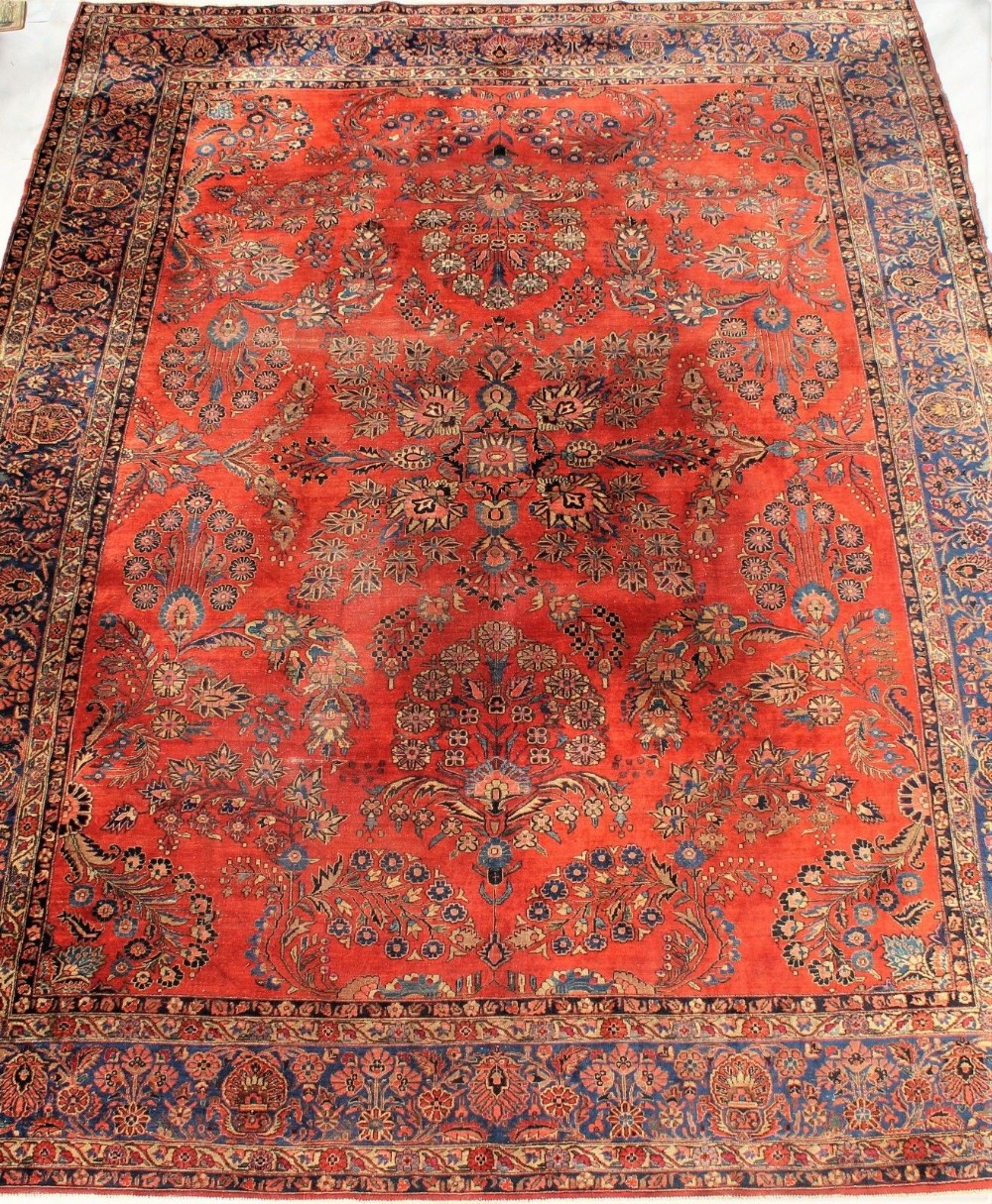 Antique Saroukh Carpet Room Size