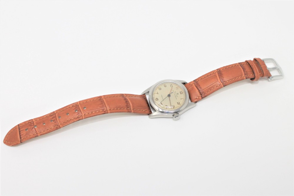 Rolex Steel and 18ct Gold Oyster Speedking Precision Wristwatch, Vintage 1946 View III