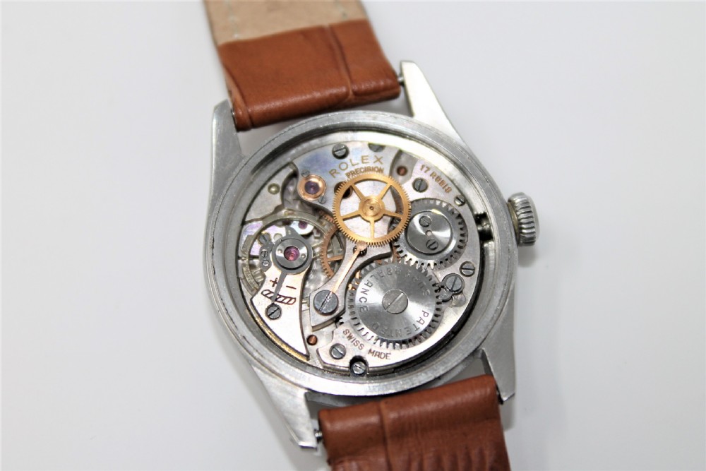 Rolex Steel and 18ct Gold Oyster Speedking Precision Wristwatch, Vintage 1946 View X
