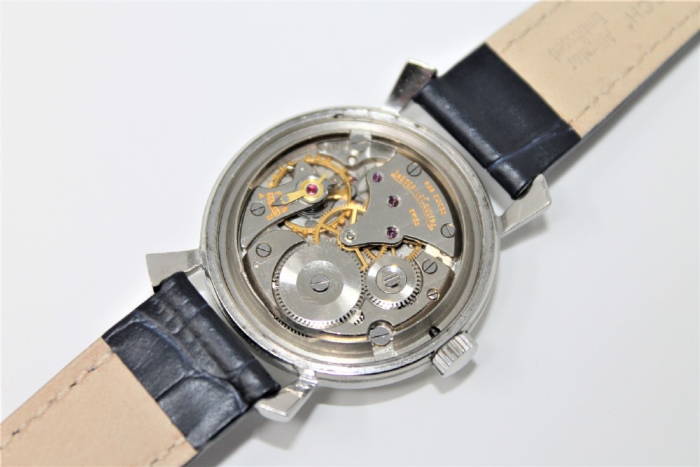 Stunning Gents Vintage Jaeger LeCoultre Stainless Steel Wristwatch View XI