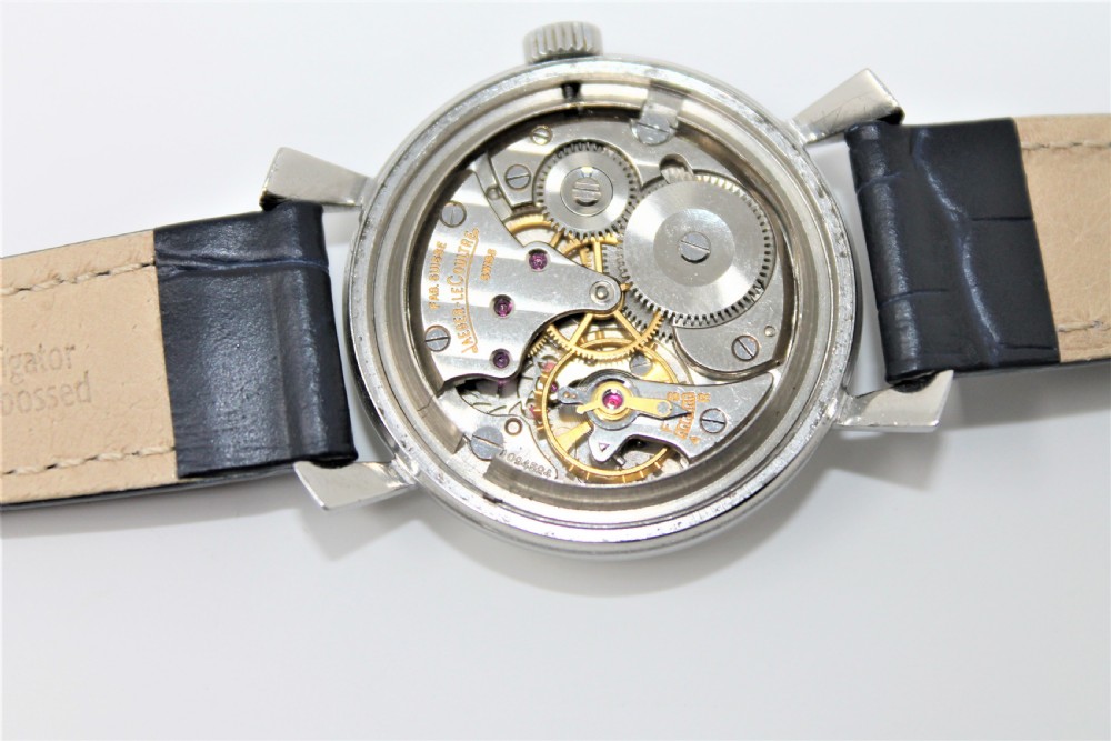 Stunning Gents Vintage Jaeger LeCoultre Stainless Steel Wristwatch View XII