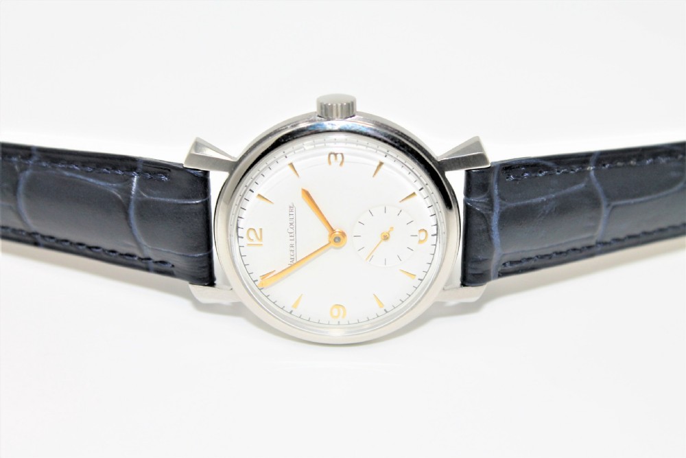 Stunning Gents Vintage Jaeger LeCoultre Stainless Steel Wristwatch View XIII