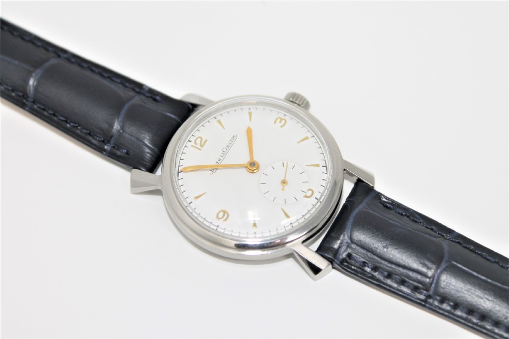Stunning Gents Vintage Jaeger LeCoultre Stainless Steel Wristwatch View XIV