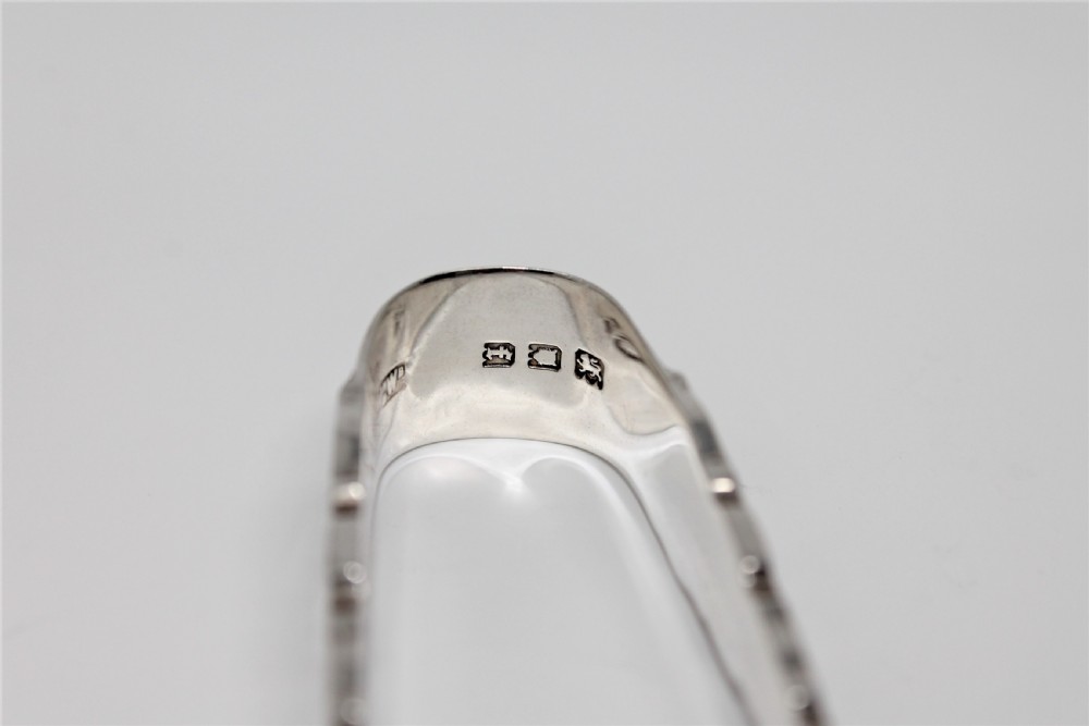 Quality Set of Boxed Silver Coffee Spoons and Tongs, Mappin & Webb 1921 View X